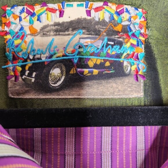 Robert Graham Men's Dress Shirt Size Large - Picture 3 of 7